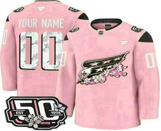 Men's Washington Capitals Customized Pink 50th Anniversary Authentic Jersey,We sell and wholesale Men's Washington Capitals Customized Pink 50th Anniversary Authentic Jersey on line form chian!